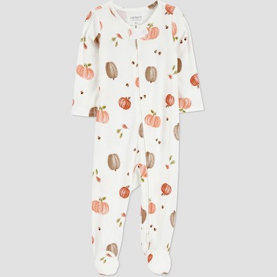 Carter's Just One You® Baby Fall Pumpkins Comfy Soft Sleep N' Play - Cream