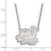 Black Bow Jewelry 10k White Gold Old Dominion Monarchs NCAA Necklace 18 Inch - 2 of 4
