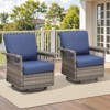 Buenhomino Outdoor Patio All-Weather Wicker Furniture Set - 2 of 4