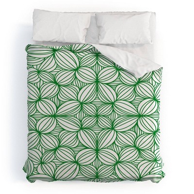 King Nadia M Lopez The Grass is Greener Duvet Set Green - Deny Designs