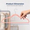 SereneLife Non-Slip Velvet Clothes Hangers - 2 of 4