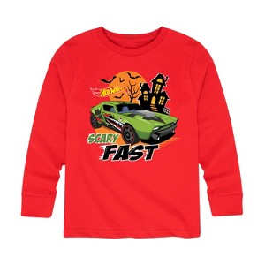 Boys' - Hot Wheels - Scary Fast Long Sleeve Graphic T-Shirt - 1 of 4