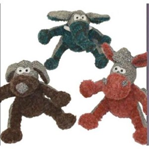Multipet Herringbone Animals Assorted Styles and Colors Dog Toy - 1 of 1