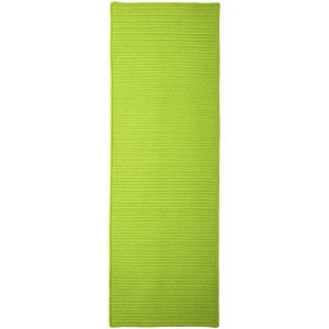 Colonial Mills Simply Home Solid Runner - Bright Green 2'x5' - 1 of 4