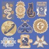 Celestial Sticker Extra Large Star Stickers for Adults Funny Adhesives with Memes - Crazy Dog Multi 10 Pieces - 2 of 4