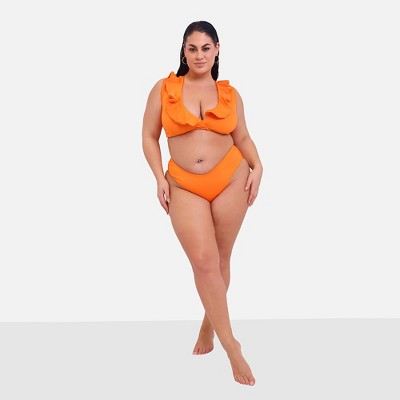 Rebdolls Women's Splash Brazilian Cut Bikini Bottom
