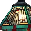 Chloe Lighting Innes Tiffany-Style Dark Bronze 1 Light Mini Pendant 8" Wide - 3 of 4