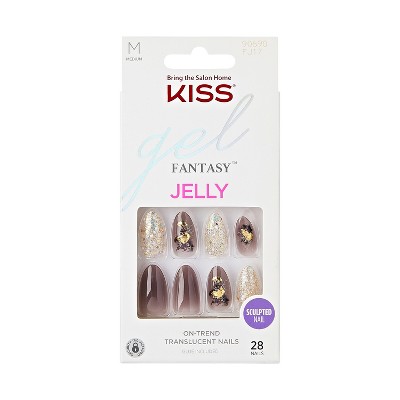KISS Products Fake Nails - Floral Jelly - 31ct