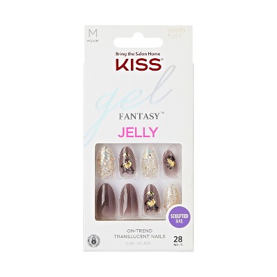 Kiss Products Fake Nails - Floral Jelly - 31ct : Target