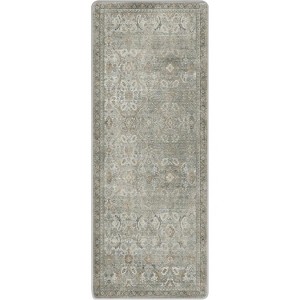 Abynow Medallion Distressed Persian Indoor Area Rug - 1 of 4