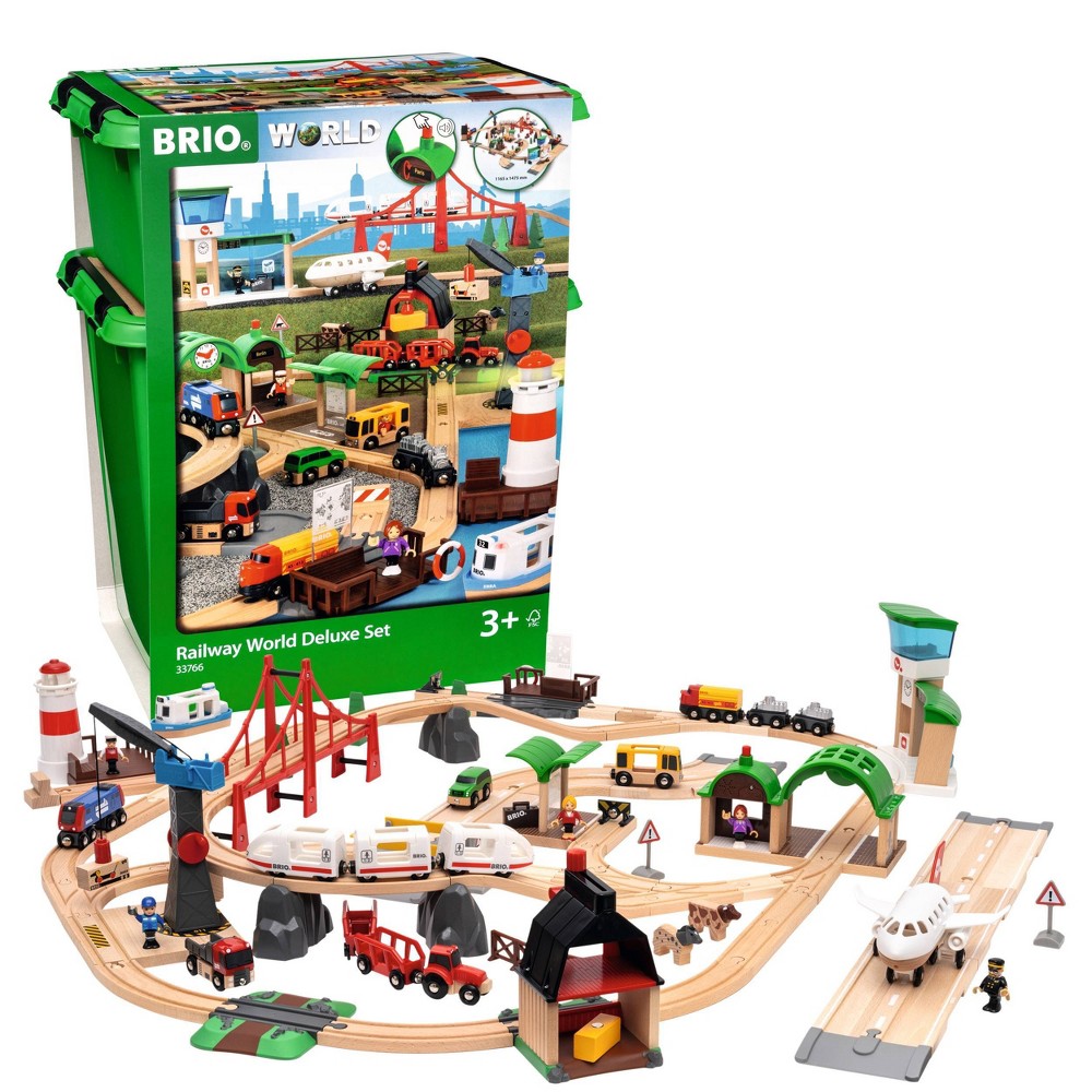 BRIO World Railway World Deluxe Set Train Playsets