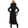 HalloweenCostumes.com Classic Vampire Costume for Girls, Gothic Red and Black Dress, Immortal Princess Outfit for Kids - 2 of 4