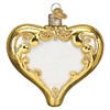 Old World Christmas 3.25 In 50Th Anniversary Heart Wedding Golden Tree Ornaments - 3 of 3