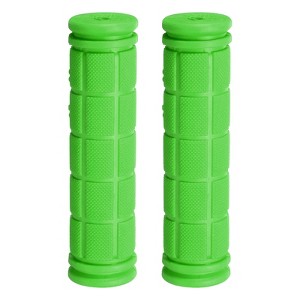 Unique Bargains Rubber Non-Slip Mushroom Bike Fit 7/8" Handlebar Grips 4.53" 1 Pair - 1 of 4