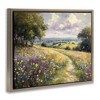 Stupell Industries Peaceful Path Through Meadow Floating Frame Canvas Art - 2 of 4