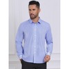 INSPIRE CHIC Men's Long Sleeve Point Collar Long Sleeve Patterned Shirt - 4 of 4