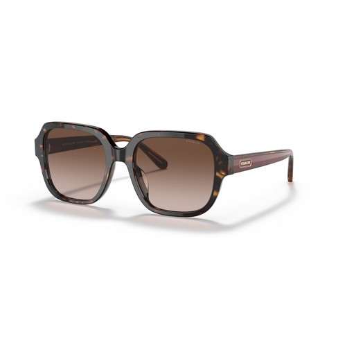 Coach hotsell brown sunglasses