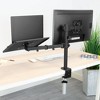 Mount-It! Laptop and Monitor Desk Mount | Fully Adjustable Laptop Mount | VESA Monitor Arm Stand | Desk Pole Mount Extension for Monitors and Laptops - 4 of 4
