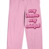 Very Demure, Very Mindful Women's Pink Sleep Pajama Pants - 2 of 4