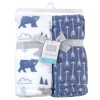 Hudson Baby Infant Boy Silky Plush Blanket, Bears And Arrows, 30x36 inches - 2 of 2