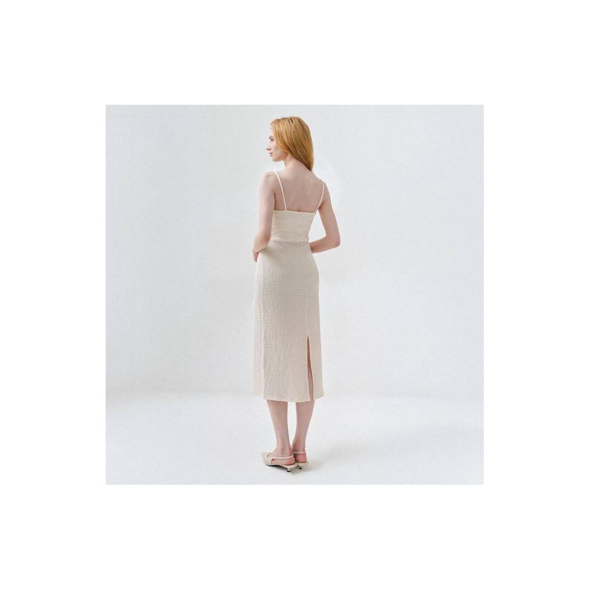 Women's Beaded Neck Midi Dress - A New Day™ - thumbnail 7