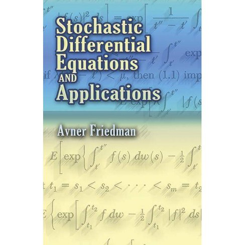 Stochastic Differential Equations And Applications - (dover Books On ...