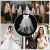 Unique Bargains Comb Wedding Veil White 1 Pc - 4 of 4