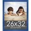 PosterPalooza | Classic Modern Blue Picture Frame - UV Acrylic, Foam Board Backing, Hanging Hardware - 2 of 4