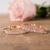 Pavilion Gift Company - Crystal Classic in Rose Gold - 1.5" Austrian Crystal Hoop Earring - Earrings - 2 of 4