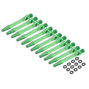 Unique Bargains 2BA Thread Aluminum Dart Shafts with Rubber Rings for Steel Tip 12 Pcs - 1 of 4