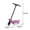Maggift Kick Scooters Kids Ride on Scooter With Kickstand Scooter Bell Faster Speed And Longer Usage Time Rear Gift for Kids, Pink, 29.3"*6.5"*34.7" - 3 of 4