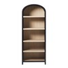 Okak Multi-functional double-decker Bookshelf, Storage Shelves with 8 Adjustable Shelves, Storage Organizer for Home, Office， White - 2 of 4