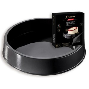 Flexipan Original 9" Round Mold, Non-Stick, Handcrafted in France Since 1965, Trusted by Chefs, Food Safe Certified - 1 of 4