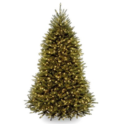 Photo 1 of 6ft National Christmas Tree Company Pre-Lit Dunhill Fir Artificial Christmas Tree with 600 Clear Lights