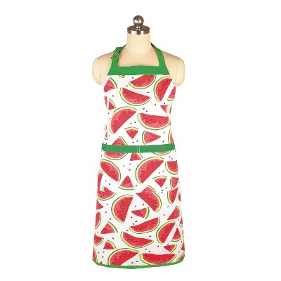Cooking Apron Watermelon Print Green/Red - Mu Kitchen