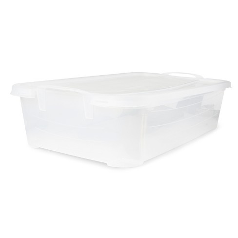 Life Story Clear Stackable Closet Organization & Storage Box 34 Quart 18 Pack