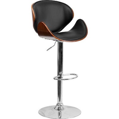 Counter Height Barstool Walnut/Brown - Riverstone Furniture Collection