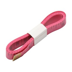 Unique Bargains Measuring Tape 1.3ft Push-Button Dual-Scale Soft Tape Measure +/-5% Accuracy Fiberglass 59.06"x0.39"x0" 1 Pcs - 1 of 3