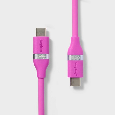 6' Usb-c To Usb-c Fast Charging Silicone Cable - Heyday™ : Target