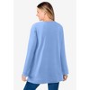 Woman Within Plus Size Waffle Thermal Sweatshirt - 3 of 4