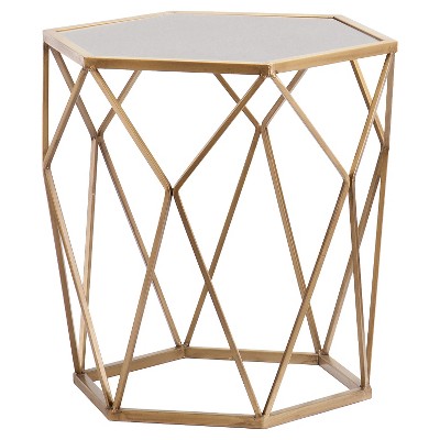 gold nightstand target