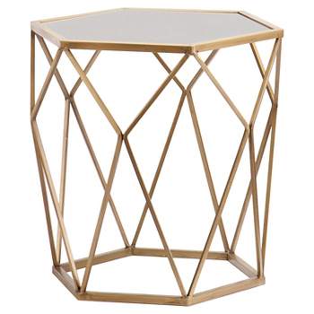 Accent Table - Soft Gold - Aiden Lane
