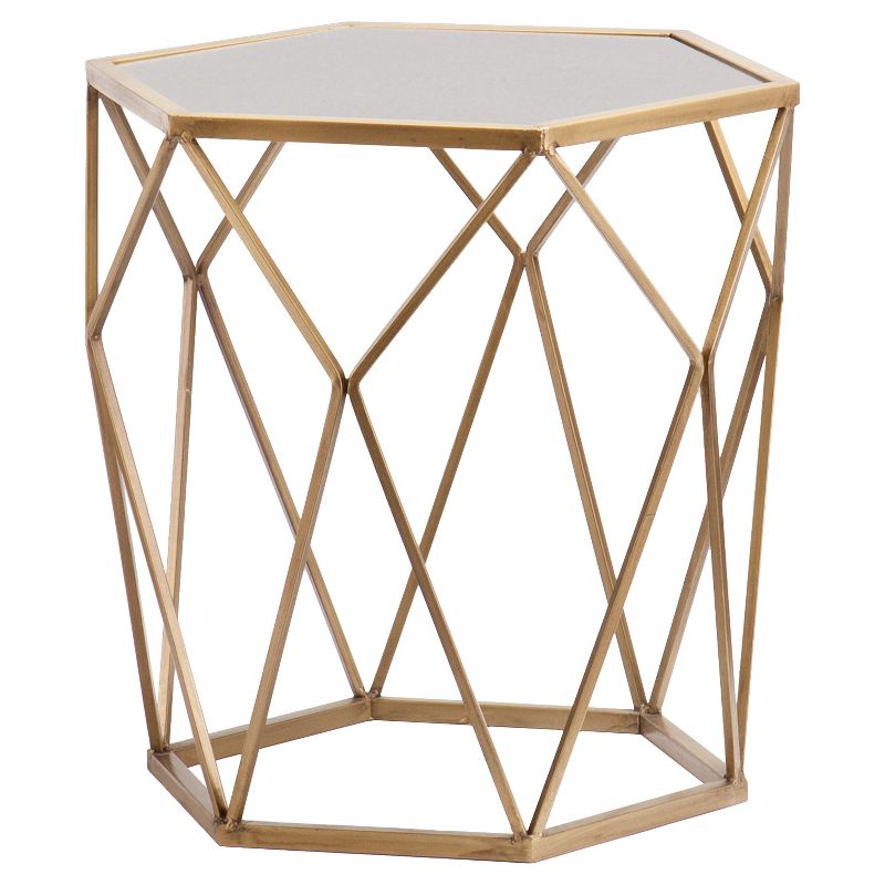 Accent Table - Soft Gold - Aiden Lane, 1 of 5