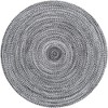 Unique Loom Eco Verse Indoor Outdoor Washable Gretchen Lines Washable Flatweave Hand Made Area Rug - 2 of 4
