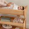 Comfy Cubs Baby Changing Table - Sturdy Wood Construction with Two Open Shelves - 4 of 4
