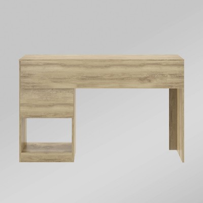 Expandable Pine Wood Home Office Desk with Storage Drawers
