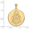 Black Bow Jewelry 10k Yellow Gold Purdue Boilermakers NCAA Extra Large Pendant - 2 of 3