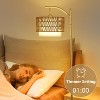 KTMBDW Dimmable Floor Lamp, LED Edison Bulb Included, Arc Floor Lamps for Living Room Modern Standing Lamp with Linen Shade for Bedroom Office - 2 of 4