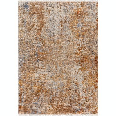 Mark & Day Iowa 3'2"x10' Runner Woven Indoor Area Rugs Mustard: Modern Abstract, Stain-Resistant, Pet Friendly, Polyester