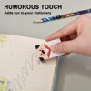 HTUTWOO Bald Guy Erasers - Stylish Gradual Balding Erasers, Easy to Use for Office & School,for Students - 3 of 4